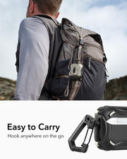 ESR for AirPods Pro 3 Case (2025), Compatible with Airpods Pro 3rd Generation Case (USB-C Cable), Effortless MagSafe, Drop-Proof Lock, Easy Open, Cyber Series, Titanium