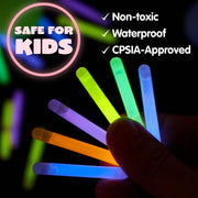 JOYIN 72 Pcs Easter Eggs with 144 Pcs Mini Glow Sticks for Kids Glow-in-The-Dark Basket Stuffers Fillers Gift, Easter Eggs Hunt Game Party Favors Classroom Decorations Supplies