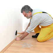 600 pcs Double-Headed Skirting Nails with 6 Sleeve Tools - Invisible Seamless Baseboard Installation Nails for Trim & Boards, 2-Sided Design (Value Pack)