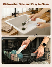 Feelife Tea Infuser for Loose Leaf Tea, 2-in-1 Tea Scoop Infuser Fine Mesh Tea Strainers for Loose Tea Single Cup, 304 Stainless Steel Loose Leaf Tea Steeper