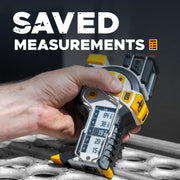 REEKON T1 Tomahawk Digital Tape Measure - Professional Accurate Measuring Tool, Green Laser, E-Paper Measuring List, Measurements Shared Over Bluetooth, Replaceable Blades