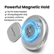 Pintura Digital Pin Badge, Pixel Badge Pin Digital Display with 1.8'' IPS Touch Screen, Fathers Day Gifts–Custom Photo Slideshow & GIF Display via Bluetooth, Keychain/Itabag Accessories, Anime Pins with Magnetic Clip