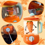 Zeaoii Carrot Blender Plush, Carrot Blender Toy, Carrot Juicer Plush Toy, Plush Carrot in Blender Toy (2pcs)