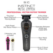 Stylecraft Instinct Metal Edition Hair Trimmer Professional Cordless IN2 Vector Motor with Intuitive Torque Control