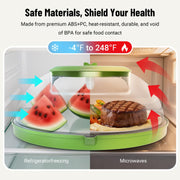 Microwave Splatter Cover with Water Steamer, Upgraded Microwave Cover for Food with Handle, Clear Plate Covers, Splatter Guard, Kitchen Essentials Gadgets, House Warming Gifts New Home, 10 Inch