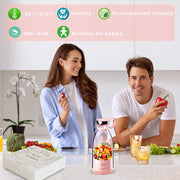 Portable Juicer Blender,Fresh Juice Blender,350ml Wireless Portable Electric Juicer，fresh juice blender portable，suitable for making fruit juice, milkshakes, and smoothies