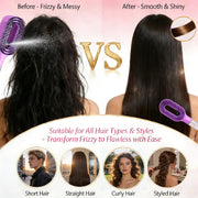 Hair Brush with Water Spray Mister - 2-in-1 Detangling Brush with Built-in Fine Mist, Portable Wet & Dry Styling Tool for Smooth, Frizz-Free Hair - Quick Refresh for Women & Girls On-The-Go(1 Purple)