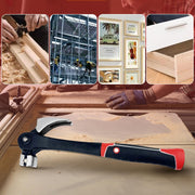 Forged Steel Claw Hammer with Magnetic Nail Starter & Shock-Absorbing Grip - Heavy Duty Framing, Carpentry, and DIY Tool