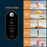 Ninja SLUSHi with RapidChill Technology, 88 oz. Frozen Drink & Slushie Machine, 5 Preset Programs, Margaritas, Frappés, and More, Premium Accents, Black, FS301