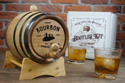Personalized Small Batch Bourbon Whiskey Making Bootleg Kit™ - Custom Bourbon Still Design - Thousand Oaks Barrel Co. - Bourbon Gifts for Dad (1 Liter)