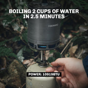 Fire-Maple Backpacking and Camping Stove Series | Outdoor Propane Camp Cooking Gear | Portable Pot/Jet Burner | Ideal for Hiking, Trekking, Fishing, Hunting Trips and Emergency Use (Greenpeak)