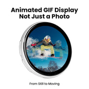 Pintura Digital Pin Badge, Pixel Badge Pin Digital Display with 1.8'' IPS Touch Screen, Fathers Day Gifts–Custom Photo Slideshow & GIF Display via Bluetooth, Keychain/Itabag Accessories, Anime Pins with Magnetic Clip