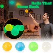 YAMIELO LumiBalls - 12 Pack LumiBall Sticky Balls for Ceiling & Wall, Glow in The Dark Sticky Stress Balls (12 Pack)