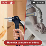 Forged Steel Claw Hammer with Magnetic Nail Starter & Shock-Absorbing Grip - Heavy Duty Framing, Carpentry, and DIY Tool