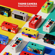 G6 Mini Thumb Camera, Portable Keychain Pocket Camera with 32GB TF Card, Wearable Photography Pendant with Type-C Adapter, Tiny Digital Gadget for Instant Phone Uploads (White)