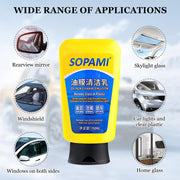Sopami Oil Film Cleaning Emulsion,Sopami Oil Film Emulsion Glass Cleaner, Sopami Car Glass Oil Film Cleaner, Quick Effect Coating Agen,Glass Oil Film Remover, Auto Glass Oil Film Cleaning Milk