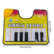 Toilet Piano Mat, Toilet Electronic Organ Floor Mat, Artistic Piano Sound Effect Rug, Gags & Practical Joke Toy for Boys, Girls, Kid for Toilets, Bathroom, Dorm, Apartment