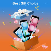 BLKE Max Mini Phone Unlocked World's Smallest 3.0" HD Touch Screen Mini Smartphone Android Compact Mobile Phone for Kids &Students Cell Phone wih Quad-Core Dual SIM Face lD2GB+16GB Pink