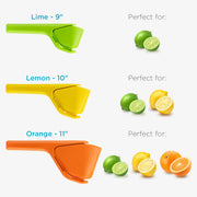 Dreamfarm Original Orange Fluicer Easy-Squeeze Fold-Flat Citrus Juicer - 11 Inch, Suits All Citrus