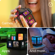 WOWCUBE Rubik's Edition - Handheld Game Console, 100+ Games and Apps for Teens and Adults (Ages 13+) - STEM Certified Mixed-Reality Entertainment System - 24 Screens Interactive Gaming Cube