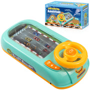 Beacron Musical Steering Wheel Toys for Boys 4-6: Toddler Simulated Driving Racing Car Game with Sound Ages 3+ Year Old, Interactive Educational Learning Race Truck for Kids Girls Xmas Birthday Gifts