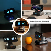 TangibleFuture LOOI Robot-Space Black – AI Desktop Companion with ChatGPT Voice Interaction, Memory, Personality, Gesture & Face Recognition, Emotional Support, and 10W Wireless Charging