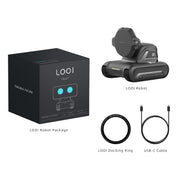 TangibleFuture LOOI Robot-Space Black – AI Desktop Companion with ChatGPT Voice Interaction, Memory, Personality, Gesture & Face Recognition, Emotional Support, and 10W Wireless Charging