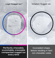 GE Profile Opal 2.0 Ultra Nugget Ice Maker with .75 Gallon Side Tank and Scale Inhibiting Filter, Scoop Included, 38 lbs in 24 Hours, Pellet Ice Machine with WiFi & Smart Connected, Stainless Steel