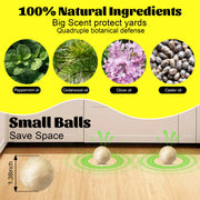 Rodent & Mice Repellent 12 PCS,Mouse Repellent Balls for Longer Lasting Scent | Indoor, Outdoor, Car Engine Protection | Mice, Rat Deterrent for Home, Garage, Attic | Pet & Kid Safe