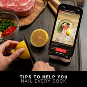 MEATER Plus: Smart Bluetooth Wireless Meat Thermometer Digital | BBQ, Grill, Oven, Smoker, Air Fryer, Kitchen | Perfect for Steak, Chicken, Turkey, and More | Delicious Recipes in App