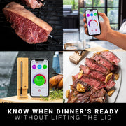MEATER Plus: Smart Bluetooth Wireless Meat Thermometer Digital | BBQ, Grill, Oven, Smoker, Air Fryer, Kitchen | Perfect for Steak, Chicken, Turkey, and More | Delicious Recipes in App