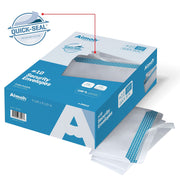 Aimoh 500#10 Security Self Seal Envelopes, Windowless, Premium Security Tint Pattern, Ultra Strong Quick Seal Closure, EnveGuard, Size 4-1/8 x 9-1/2", White, 24LB, 500 Count(34010)