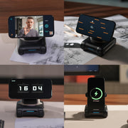 TangibleFuture LOOI Robot-Space Black – AI Desktop Companion with ChatGPT Voice Interaction, Memory, Personality, Gesture & Face Recognition, Emotional Support, and 10W Wireless Charging
