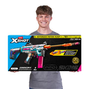 XSHOT Pro Motorized Piston Pump AEB with 40 Air Pocket Technology Half Darts by ZURU, Motorized Dart Blaster Outdoor Toy, Teens and Adults Aged 14+