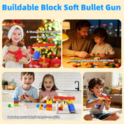 Nyrvexa Tactical DIY Building Block Handle Set,Fun Building Block Kit with Display Stand for Adults,Fun Assembly Toy with Reusable Parts, for Boys & Girls