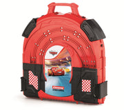 Carrera Speed Arena Disney Pixar Cars - Portable Slot Car Race Track Includes 2 Cars Lightning McQueen and Dinoco Cruz - Battery-Powered Beginner Toy Racing Set for Kids Ages 3 Years and Up