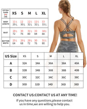RUNNING GIRL Strappy Sports Bra for Women, Sexy Crisscross Back Medium Support Yoga Bra with Removable Cups (WX2354_Camouflage Grey, XS)